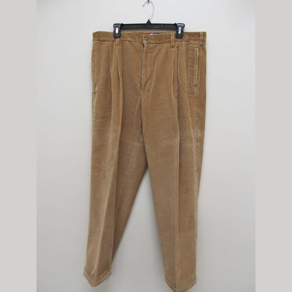CHAPS Ralph Lauren Tan Corduroy Pants Size W38 L30 - Picture 1 of 6